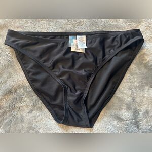 NWT Decree Bikini Hipster Bottom Black Size Large